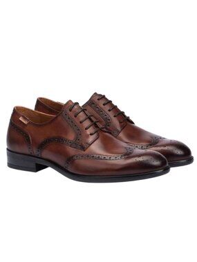 Pikolinos Men's Bristol Wing Tip Cuero (leather brown), EU 40